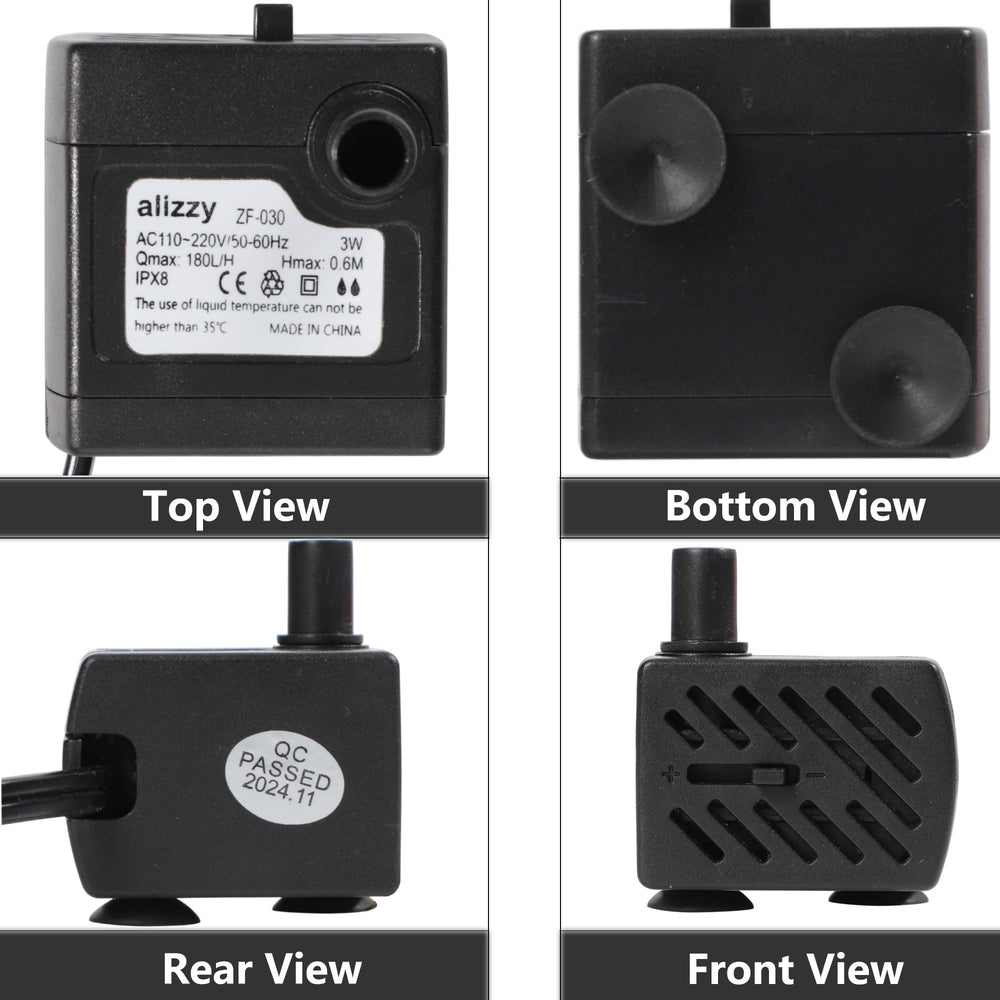 Alizzy 50 GPH pump for cat fountain to keep water moving quietly