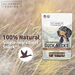 All American Canine duck-neck-treats-texture shows satisfying chew that supports dental health routines.