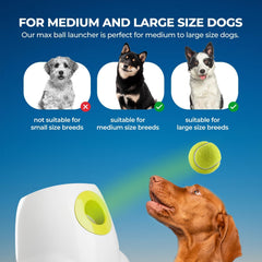 ALL FOR PAWS rechargeable battery image highlights long runtime with up to 400 launches per charge
