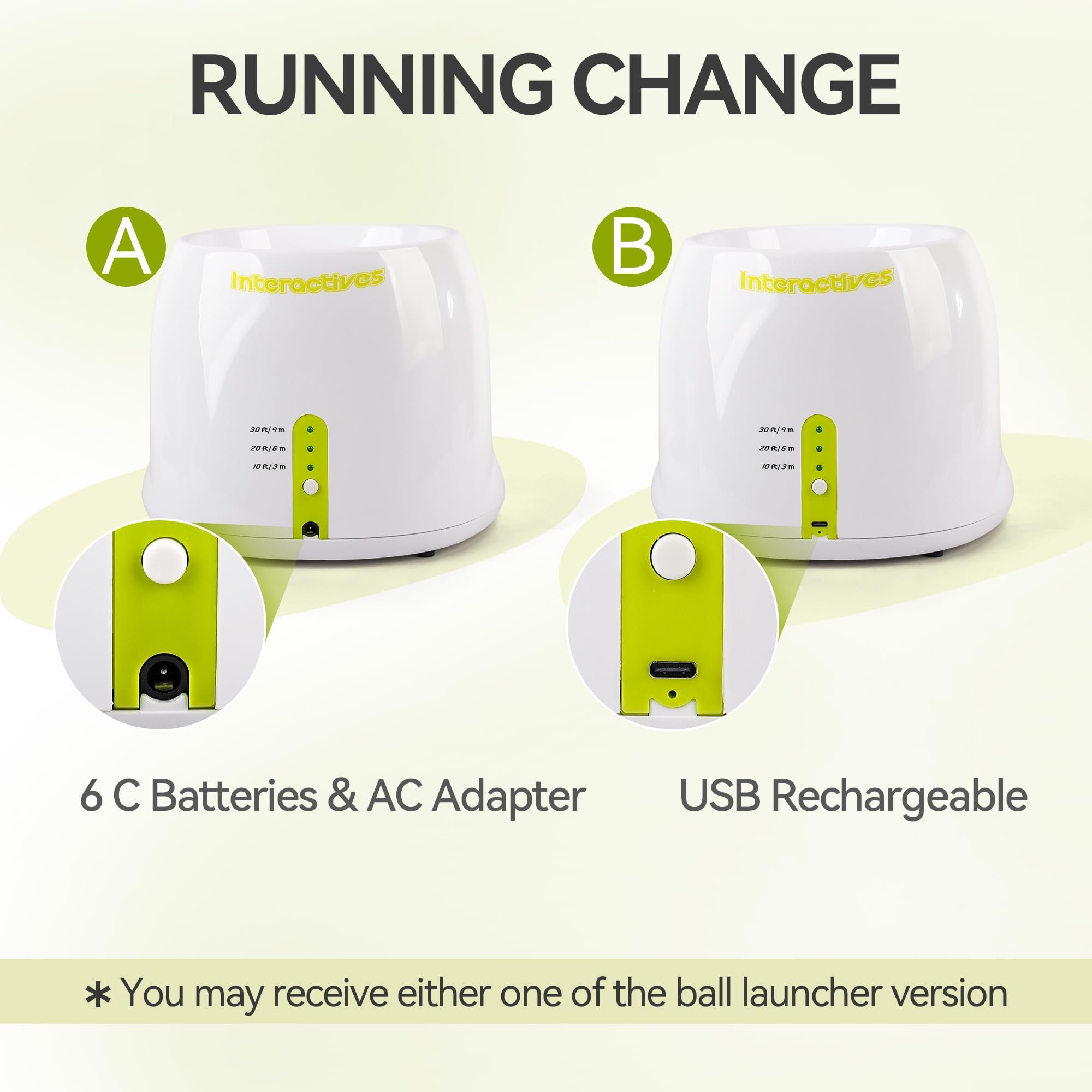 All For Paws Ball Launcher 2 inch balls close-up emphasizes durable pet toy