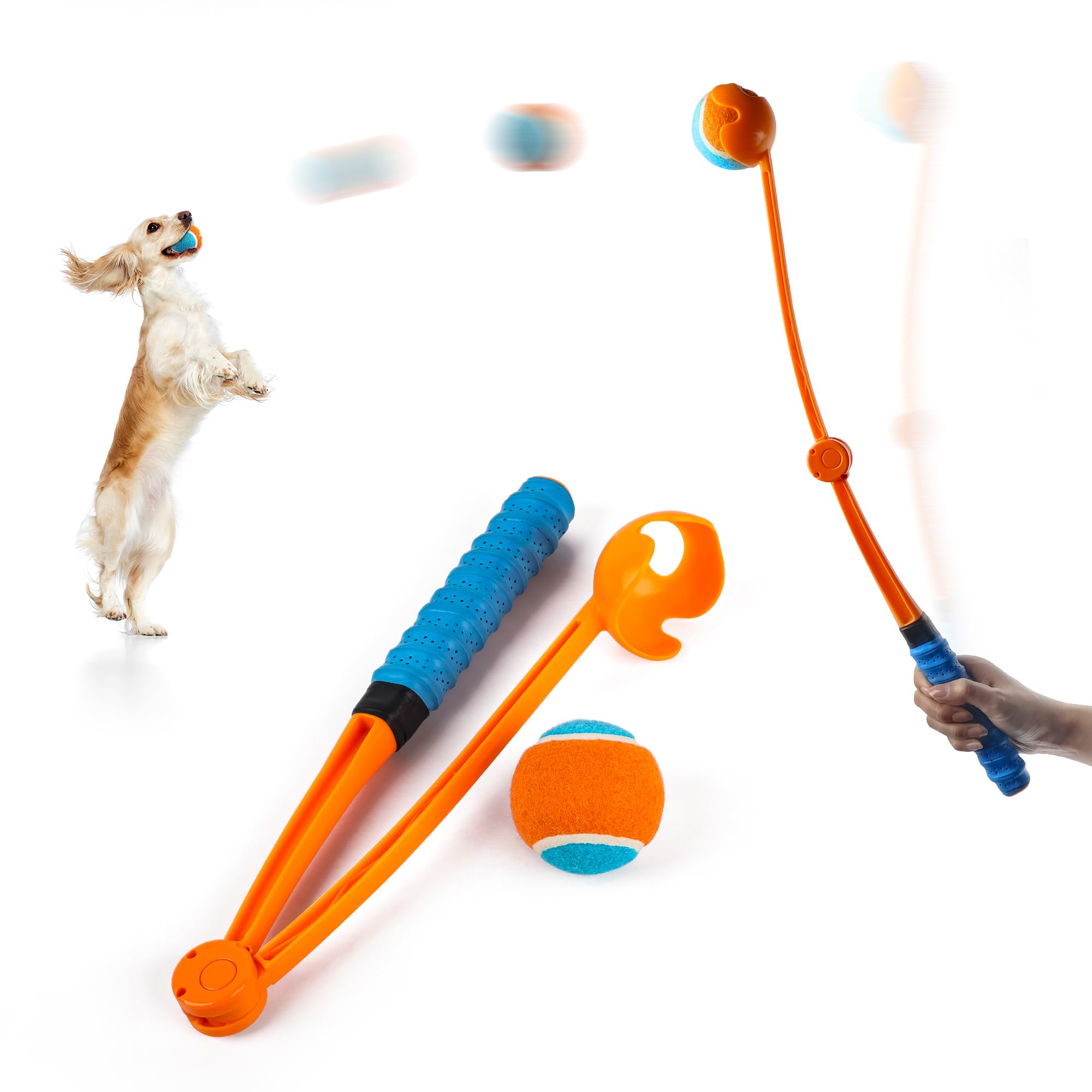 ALL FOR PAWS ball launcher folded for compact storage during travel