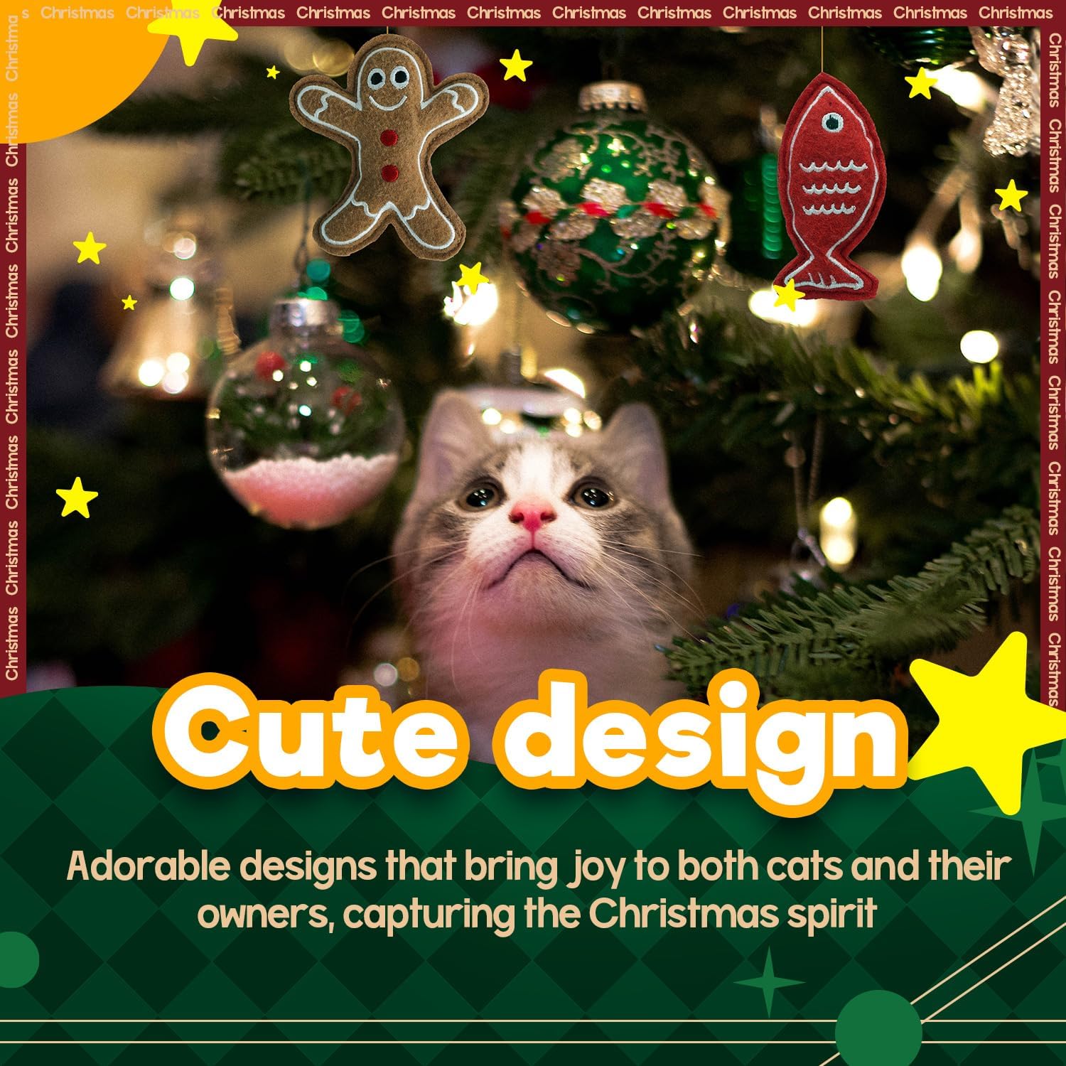 ALL FOR PAWS bite-resistant cat toy resists chewing for longer play sessions.