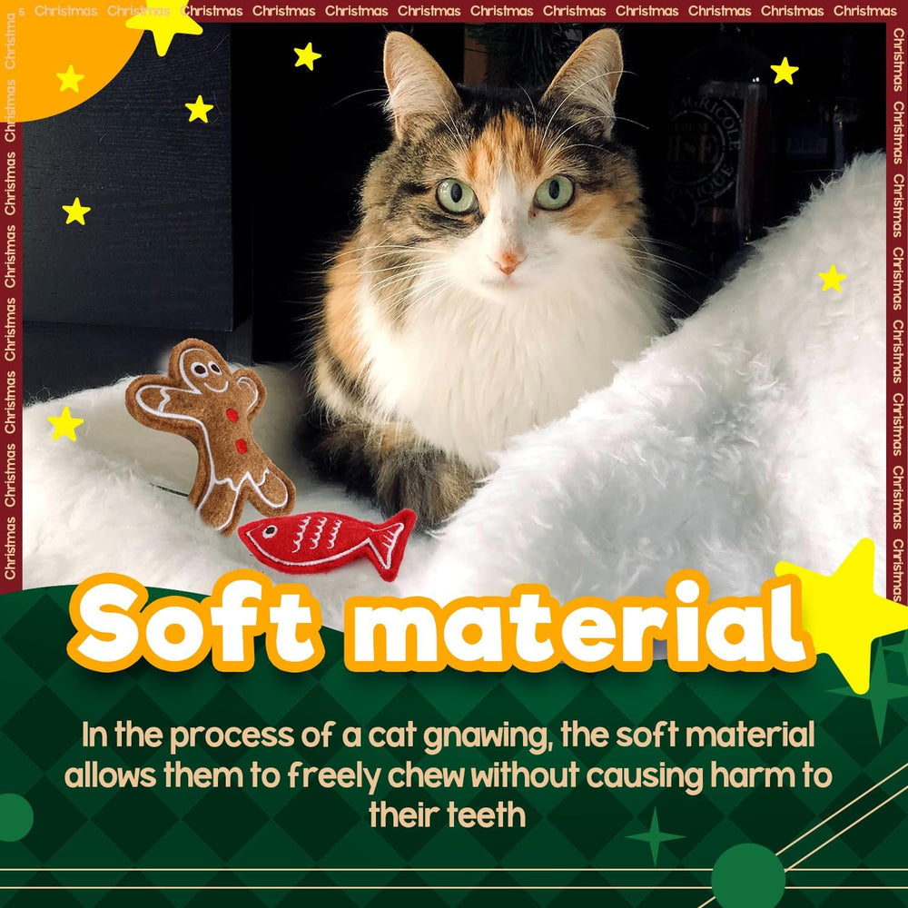 ALL FOR PAWS catnip-filled teething toy promotes playful chewing and exploration.
