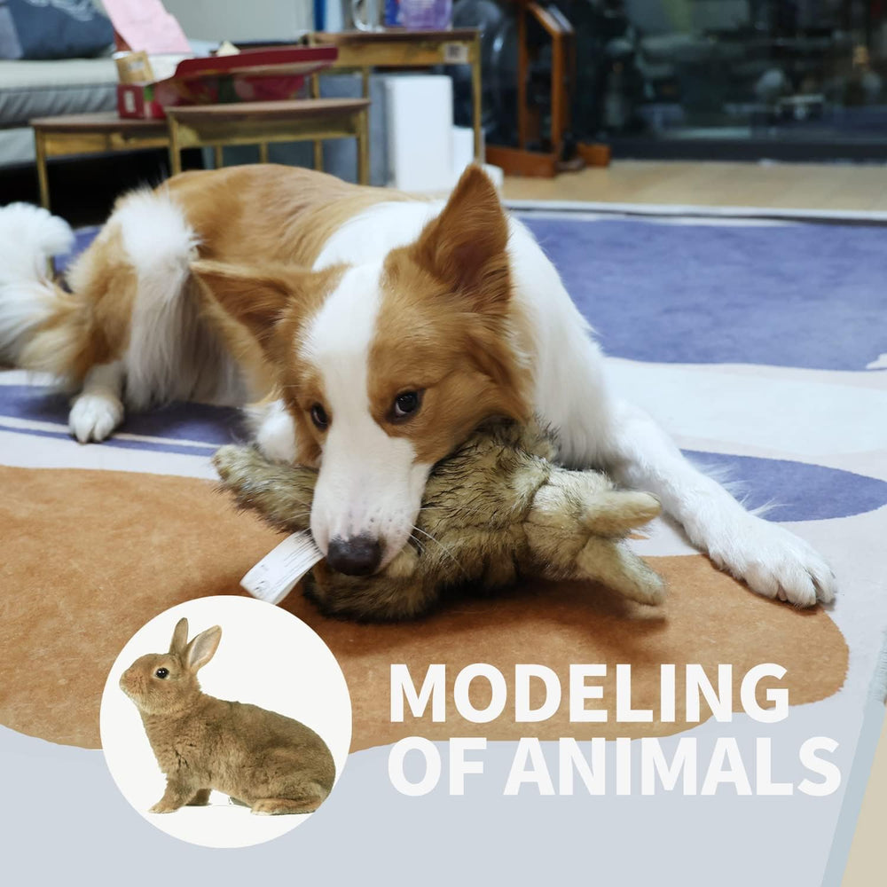 ALL FOR PAWS rabbit dog toy ideal for medium to large breeds during supervised gnawing