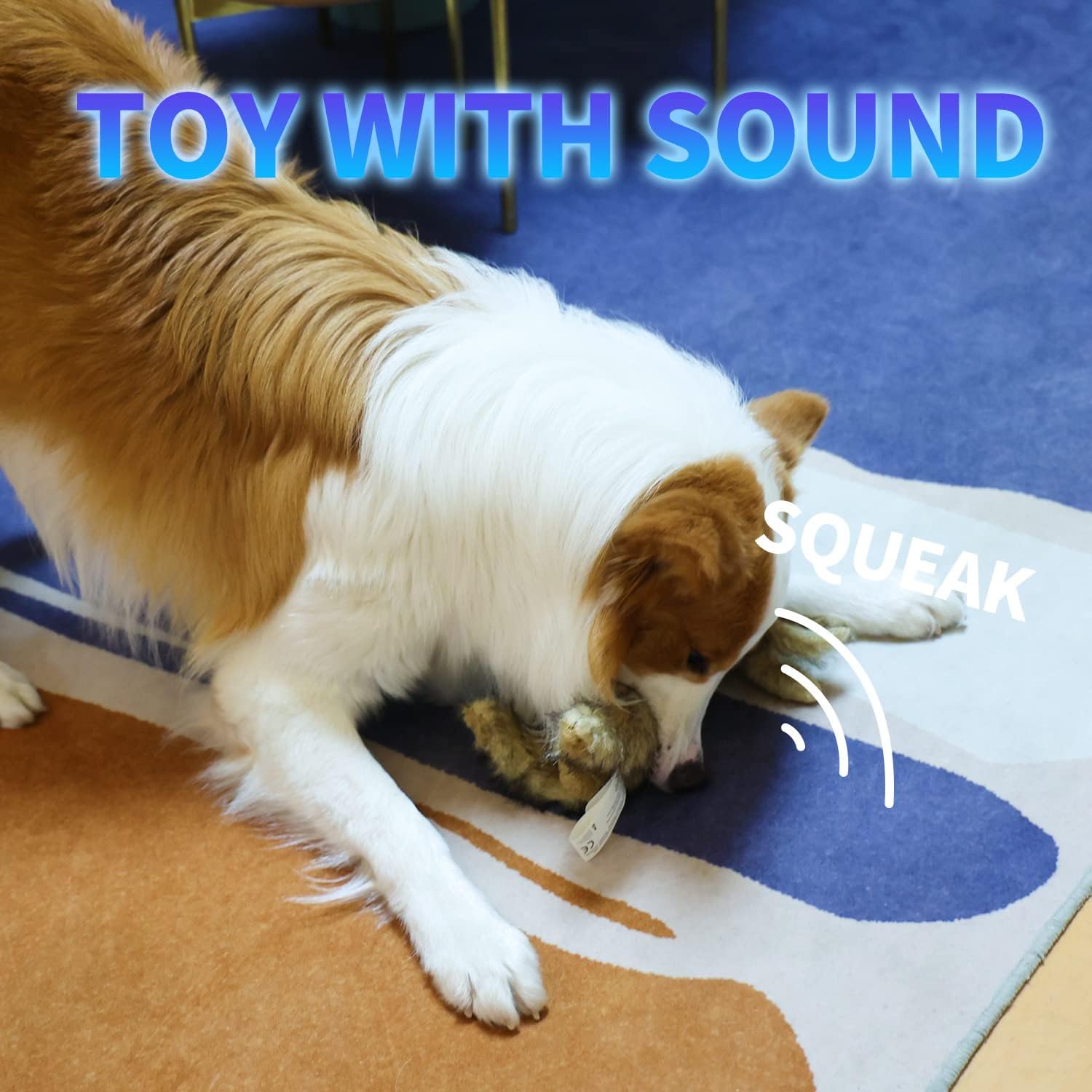 ALL FOR PAWS plush bunny toy promotes interactive games and lasting pet-owner bonding
