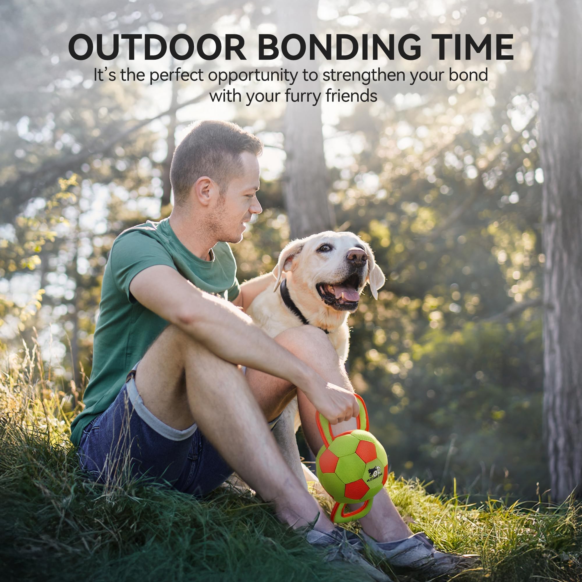 ALL FOR PAWS dog ball medium-dog play shows versatile size for mid-sized dogs.