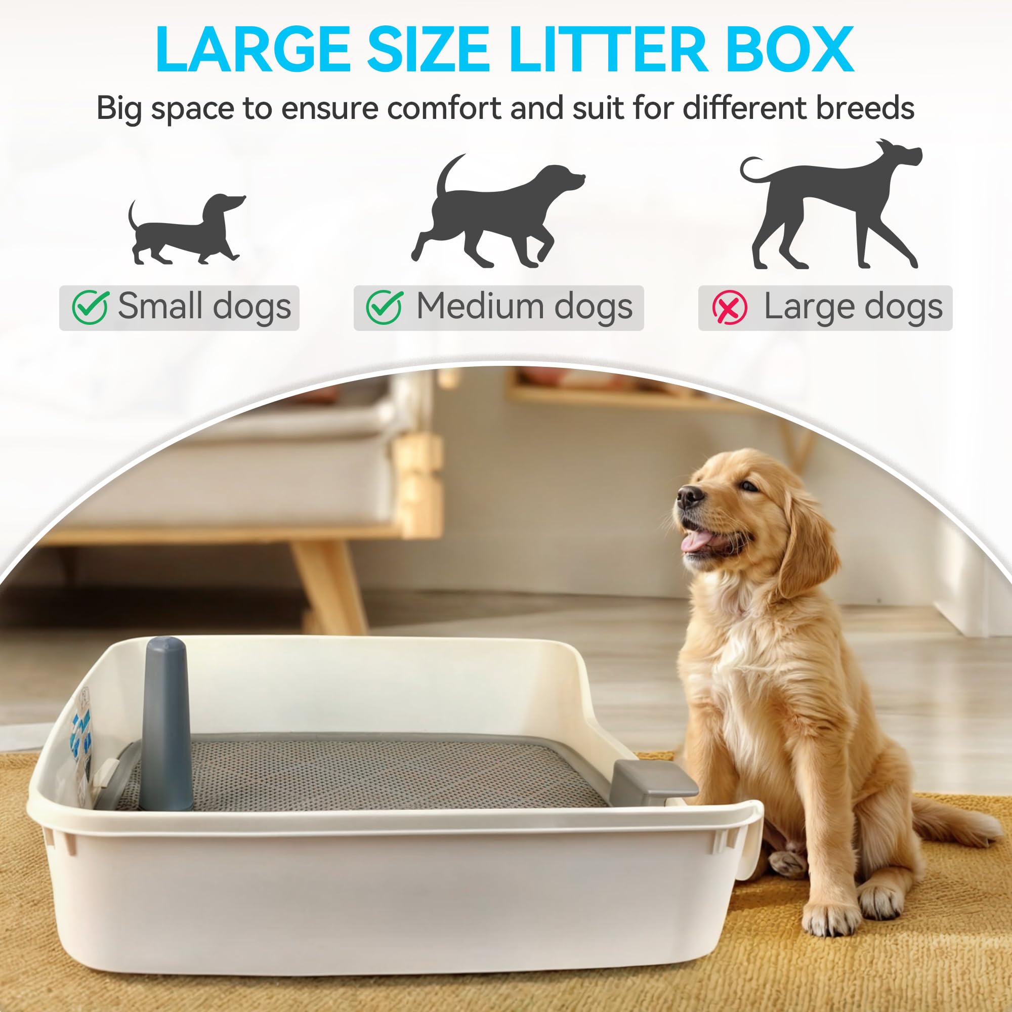 ALL FOR PAWS durable construction supports daily potty training routines.
