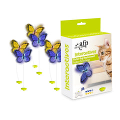 All for Paws interactive butterfly spinner refill six-pack offering extended play options