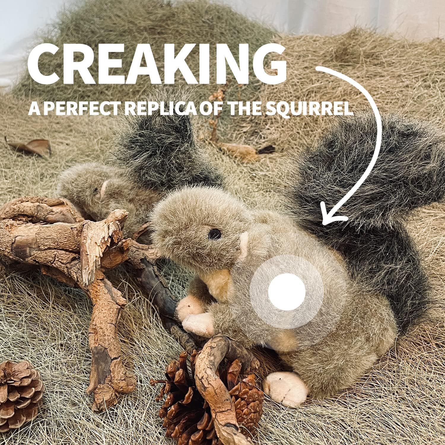 ALL FOR PAWS textured plush surface offers soft mouthfeel for gentle nibbles and cuddly play.