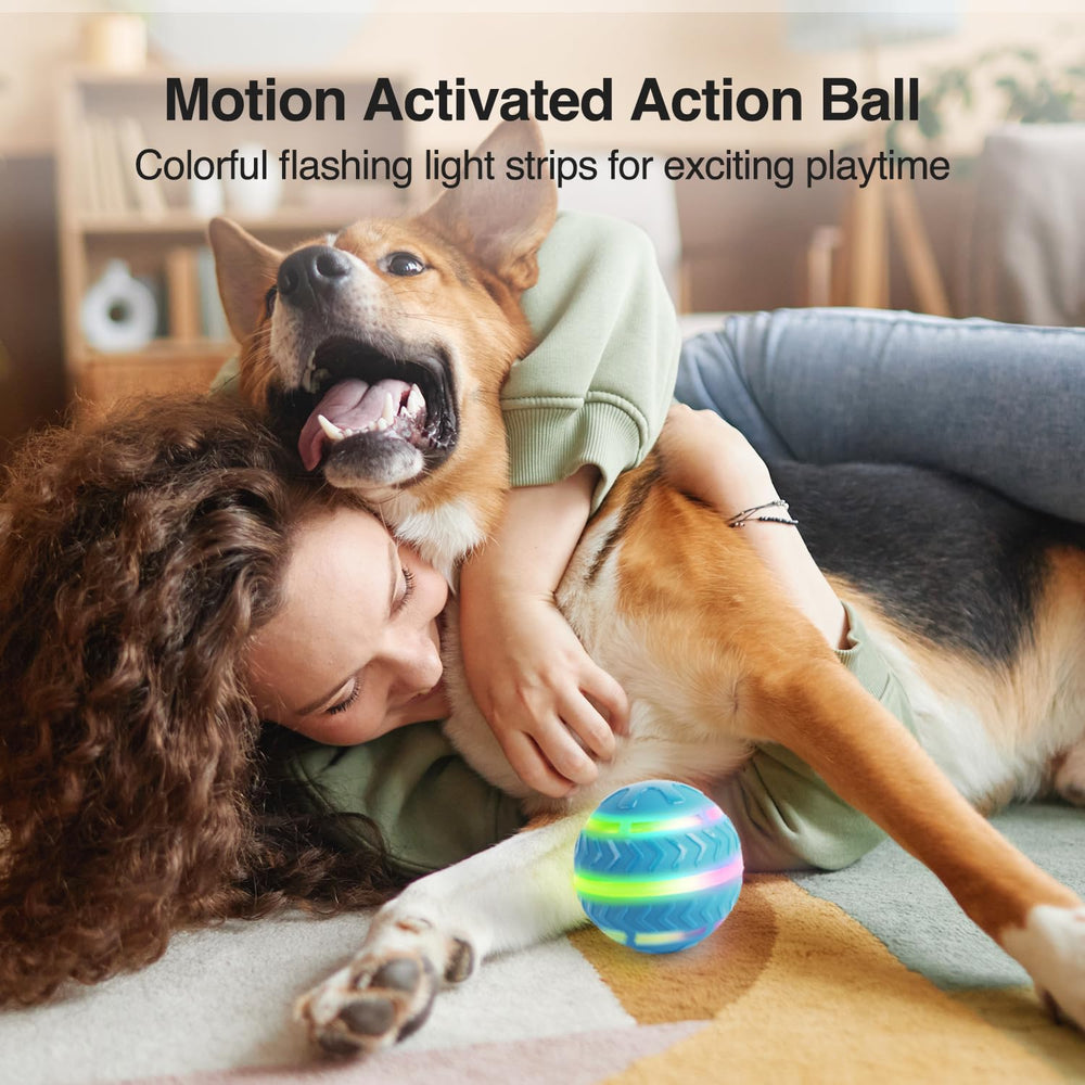 ALL FOR PAWS LED Ball night lighting enhances visibility during evening sessions