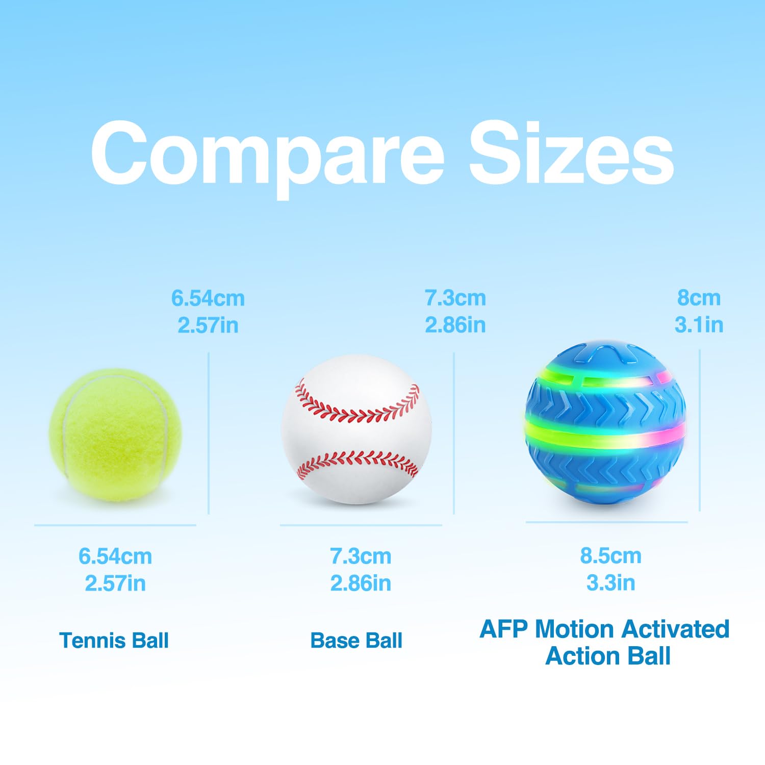 ALL FOR PAWS LED Ball USB rechargeable for easy, ready-to-play sessions