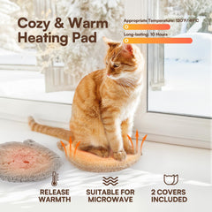 ALL FOR PAWS microwave instruction panel demonstrates quick heating.