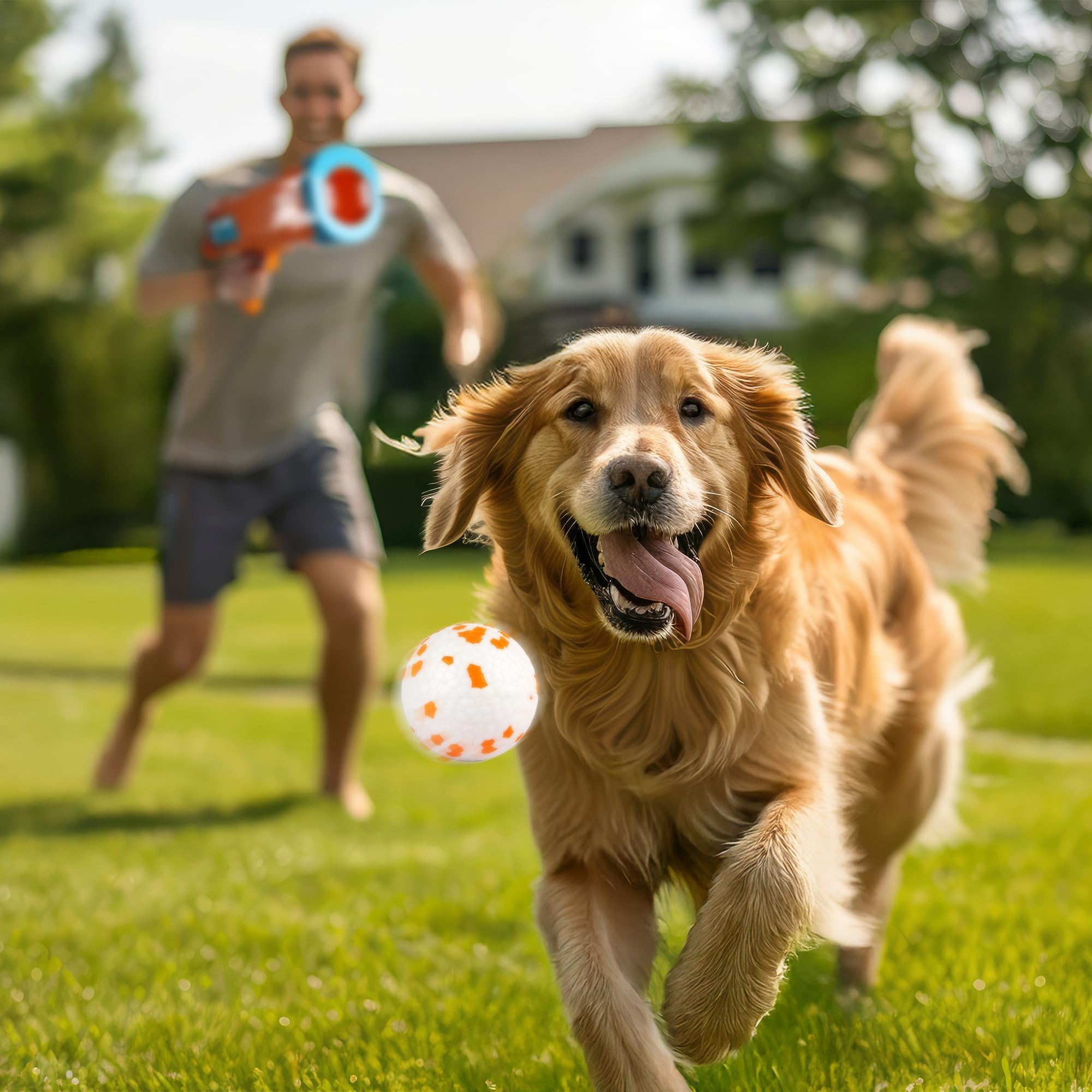 ALL FOR PAWS backyard park use image illustrates versatile outdoor play.
