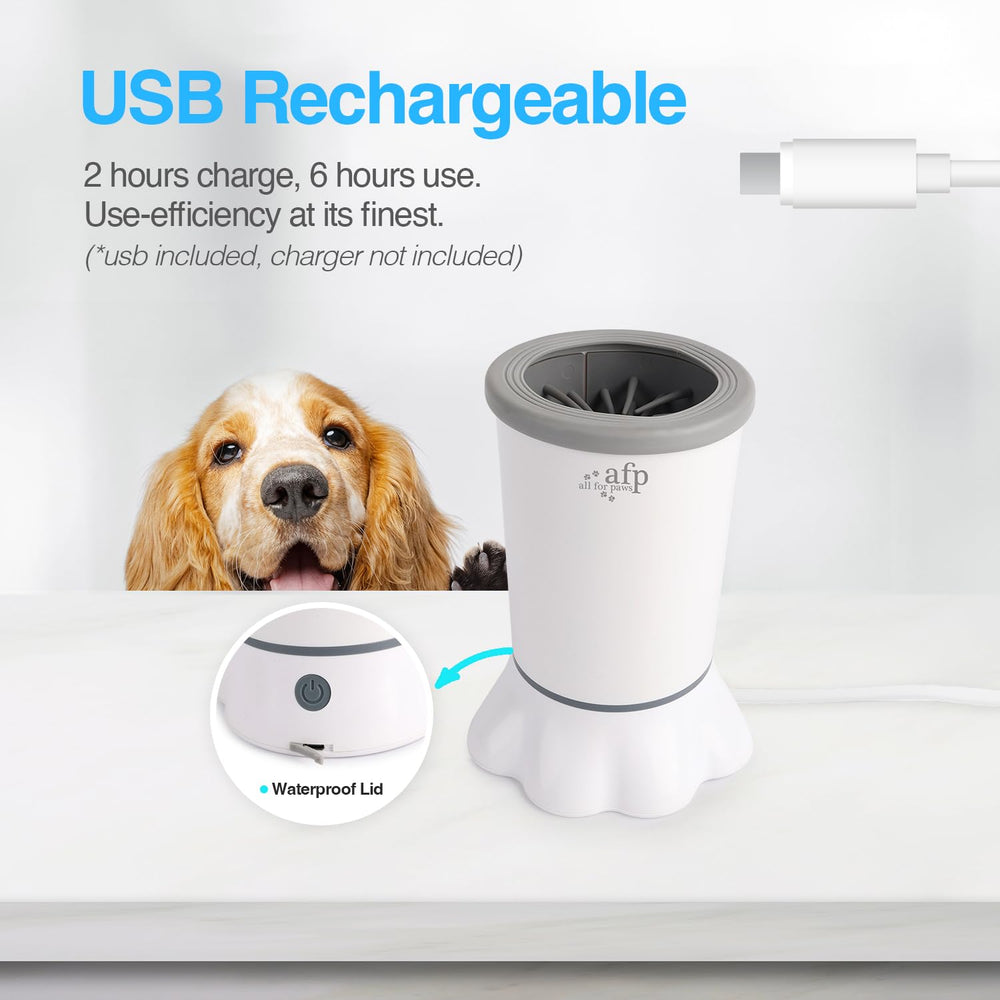 ALL FOR PAWS paw cleaner opening diameter fits paws up to 2.2 inches