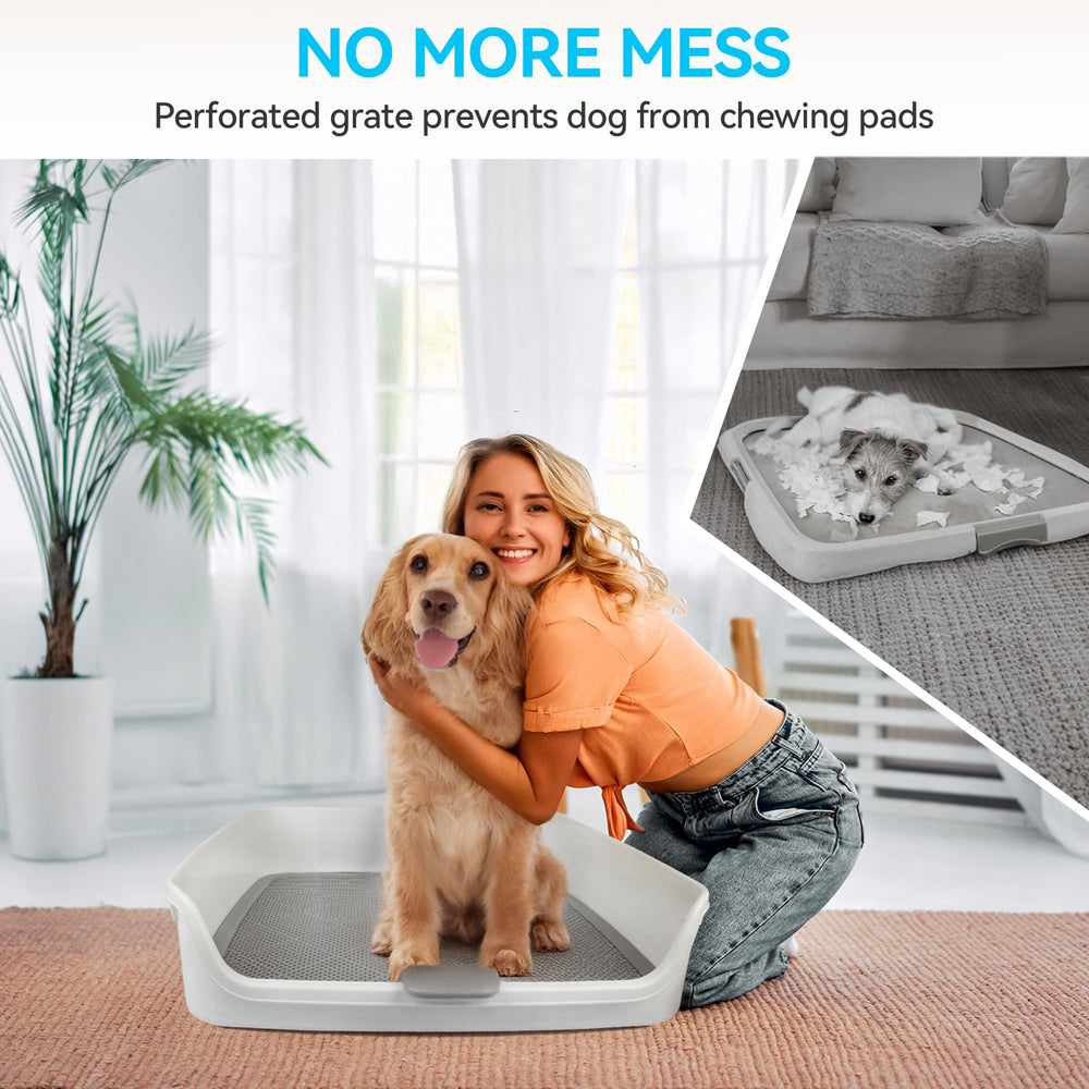 ALL FOR PAWS practical indoor potty fits into typical home layouts.