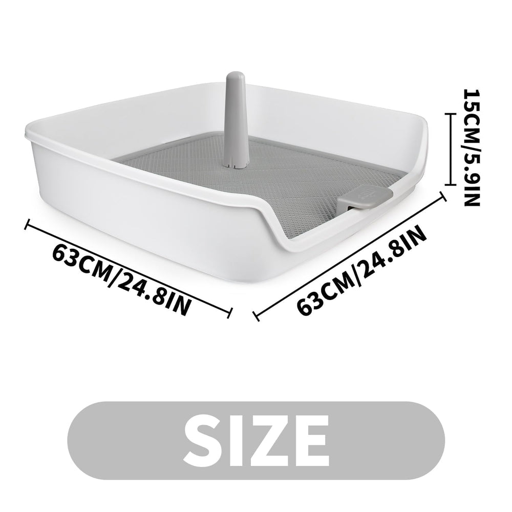 ALL FOR PAWS spacious potty tray helps keep floors clean and tidy.