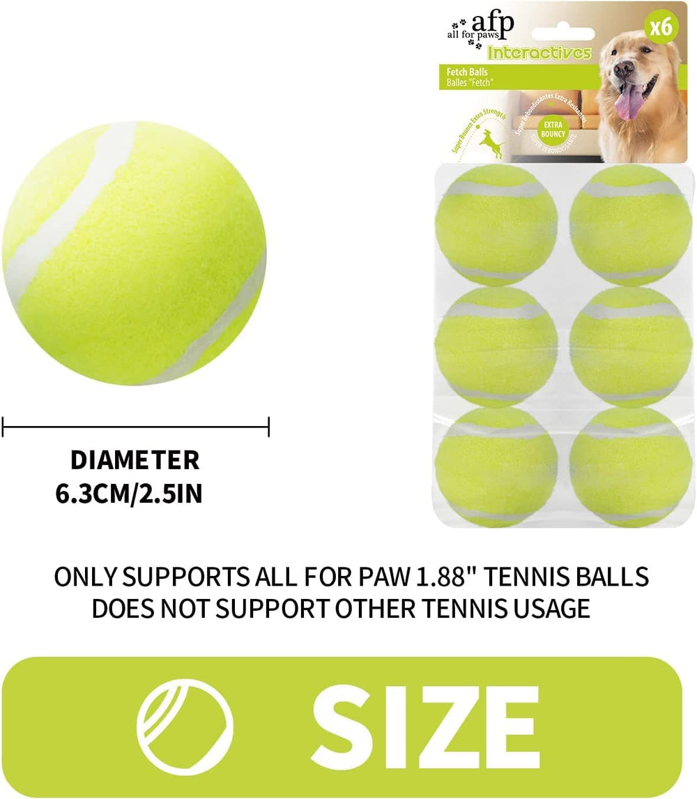 ALL FOR PAWS 2.5-inch rubber ball close-up, durable texture for active play