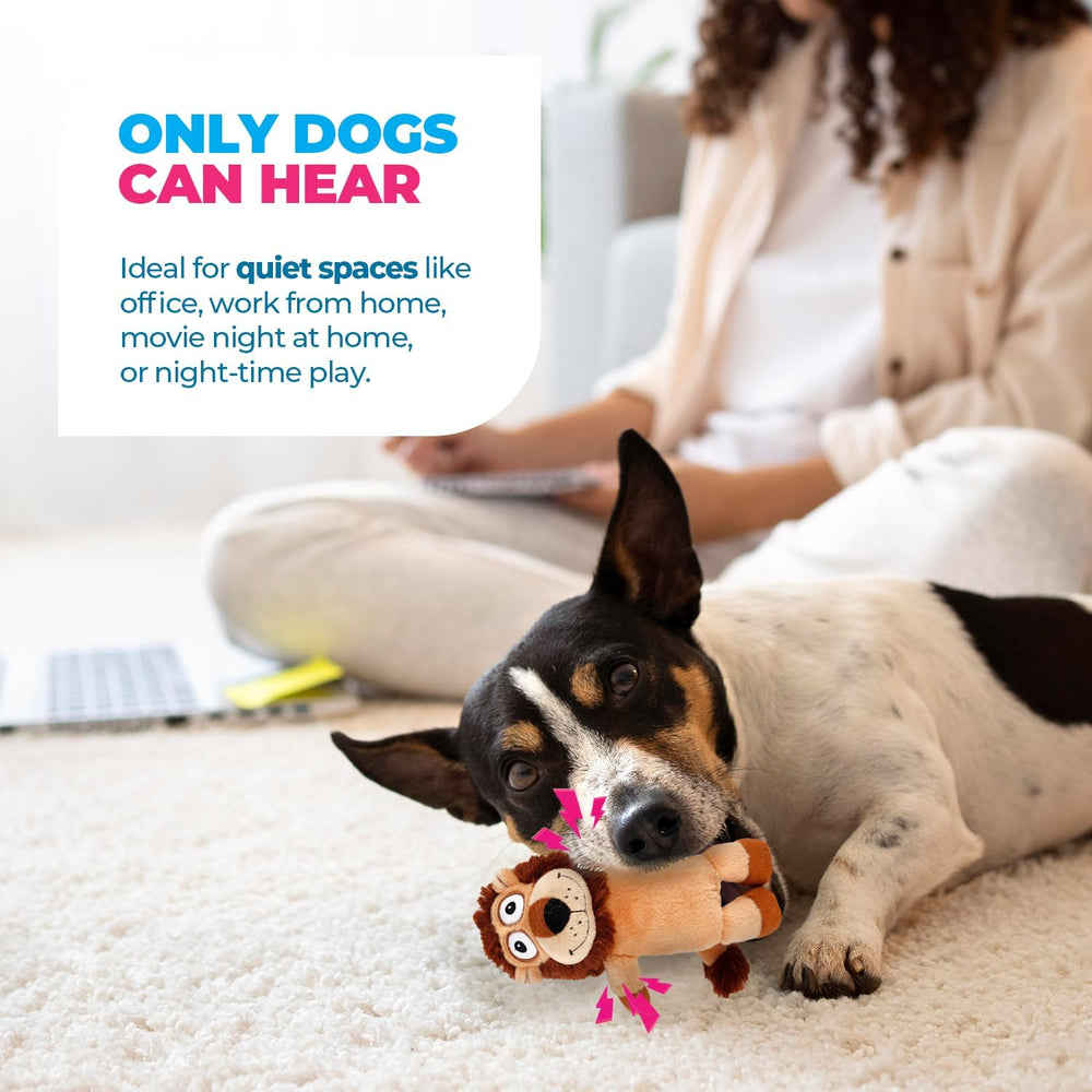 All For Paws Ultrasonic Simba elephant design dog toy highlighting durable plush
