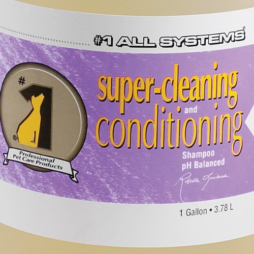 All Systems shampoo lather on pet coat highlighting low-sudsing formula