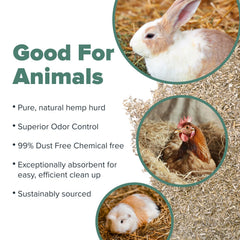 All Walks hemp bedding chemical-free natural material supports safe small-animal habitats.