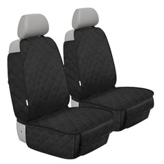 ALLANSING Front Seat Cover with Side Flaps protects against claws and dirt during travel.