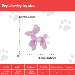 Allcoke balloon-dog-toy pink demonstrates durable plastic for lasting play