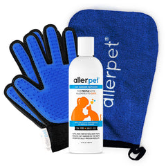 Allerpet cat dander remover bottle 12oz for easy, non-toxic dander reduction.