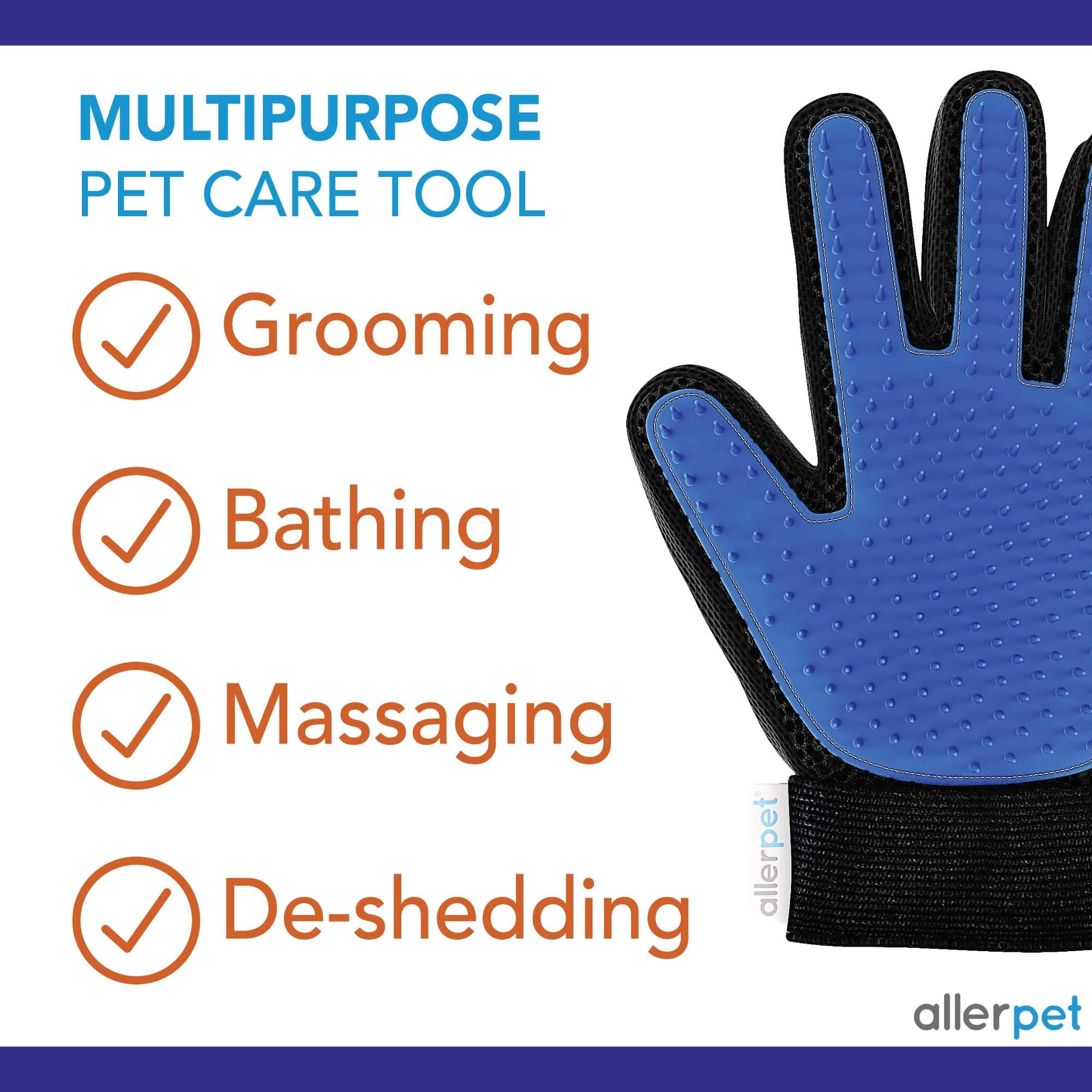 Allerpet fragrance-free formula highlights scent-free, family-friendly solution.