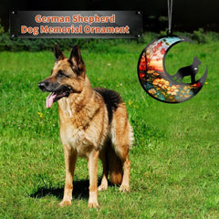 Allhercom suncatcher Golden Retriever 6inch catches sunlight for comforting remembrance.