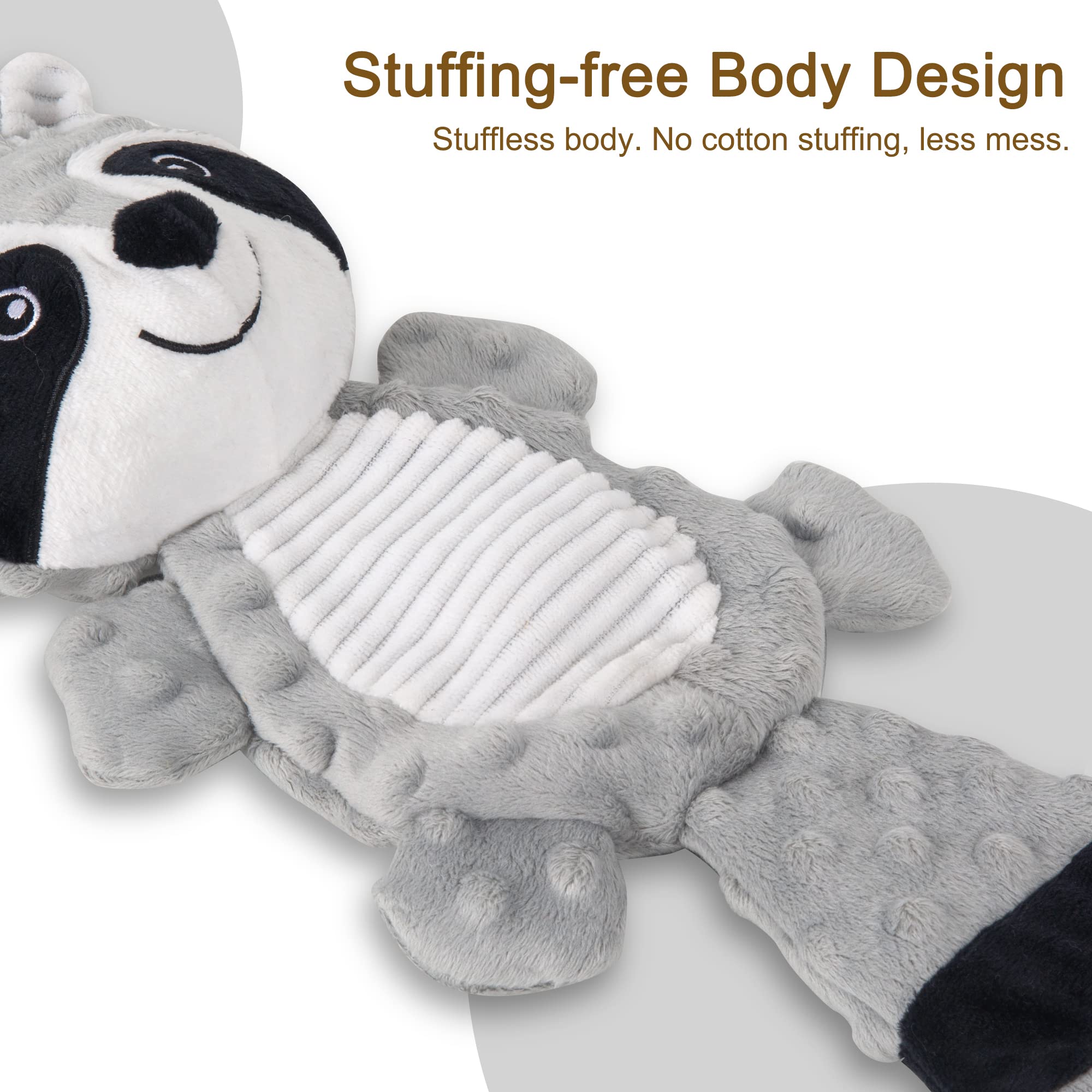 AllHomey plush chew toy for small and medium dogs supports teething comfort.