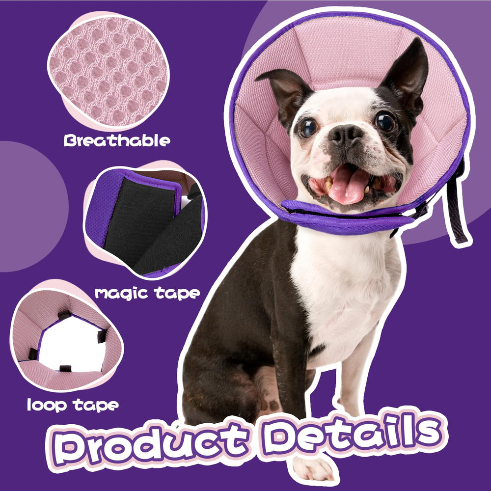 Allroaring breathable cone mesh promotes airflow and pet comfort
