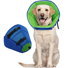 Allroaring dog cone large measure guide helps select the right size for recovery