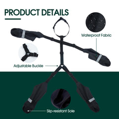 Allroaring dog suspender boots adjustable buckle ensures snug, secure fit.