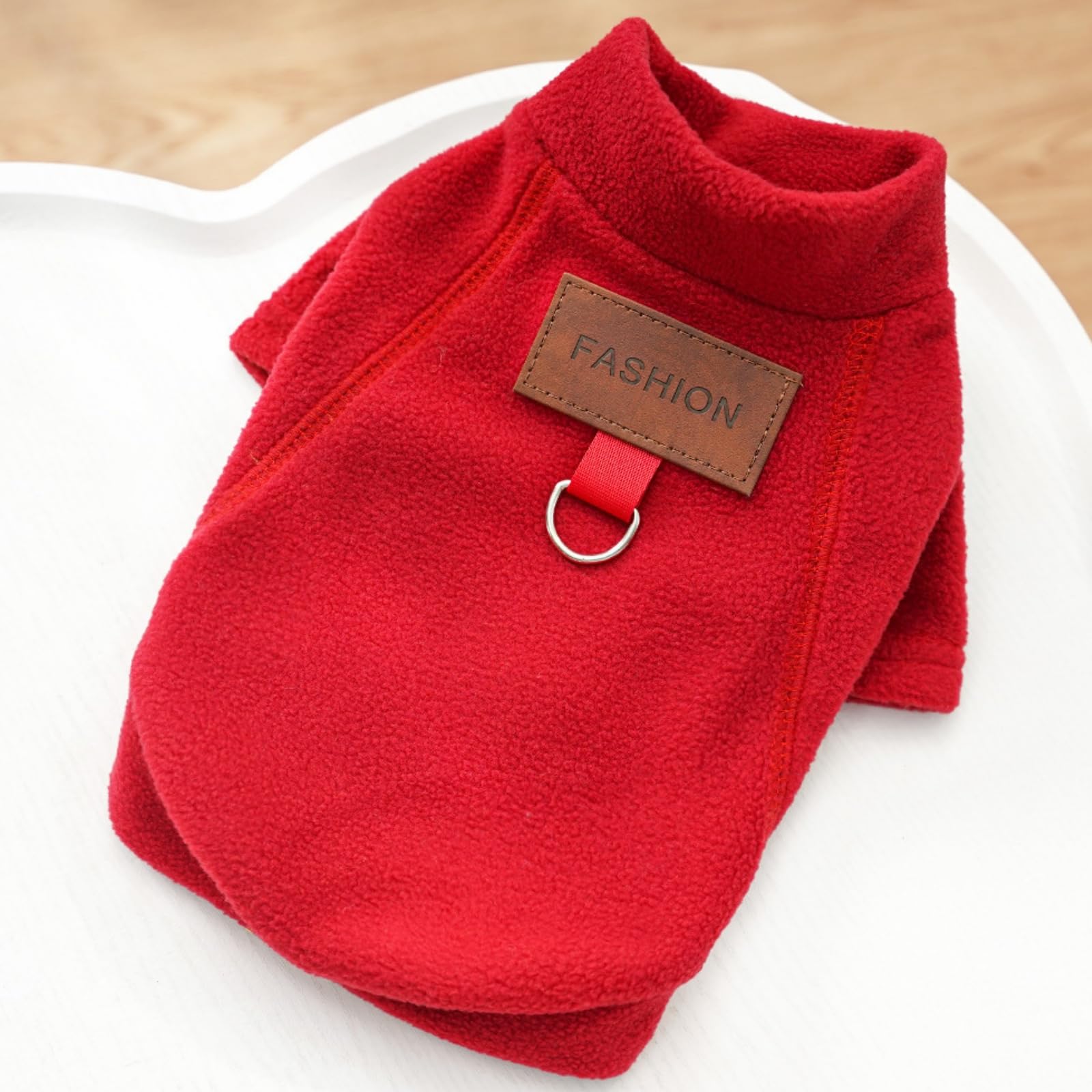 Allroaring soft fleece dog sweater packaging image indicates gift-ready presentation.