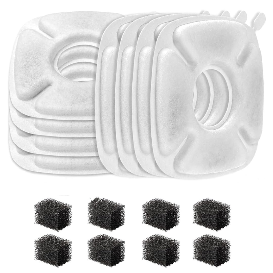 Allxin 4inch cat fountain filter close-up highlighting filtration unit for cleaner water.