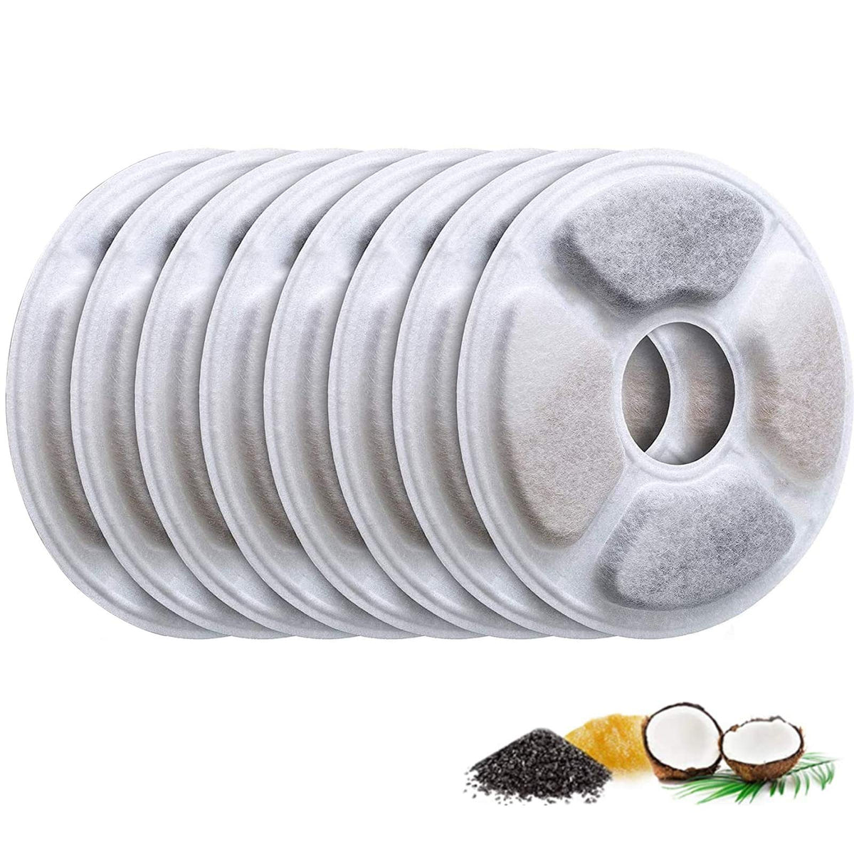 Allxin replacement filters packaging for pet fountain indicates an easy upgrade to fresher water.