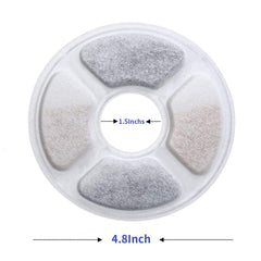 Allxin activated carbon filter close-up — enhanced adsorption for fresher water.