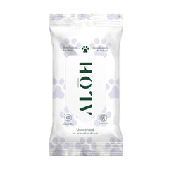 ALŌH hypoallergenic pet wipes unscented pack for gentle cleansing and fresh coats