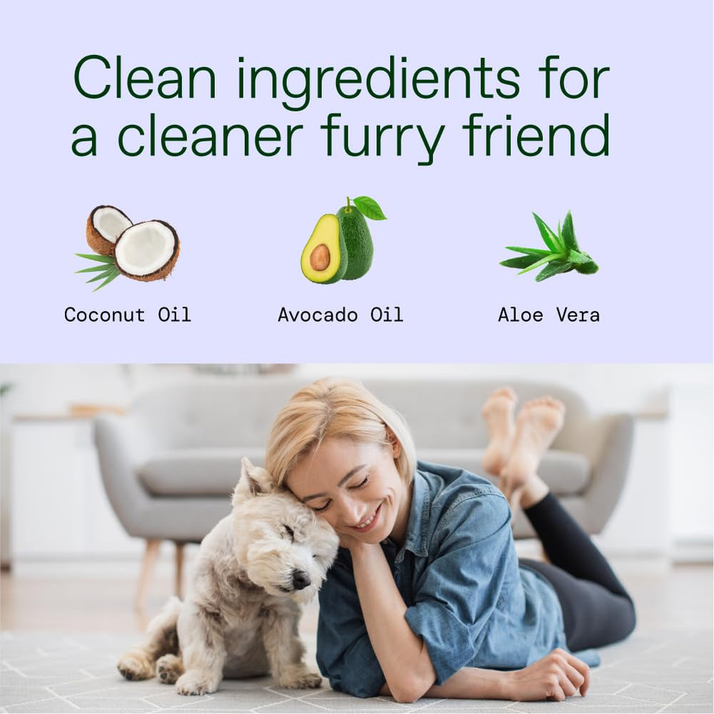 ALŌH hypoallergenic wipe with Avocado Oil repairing dry fur and smoothing
