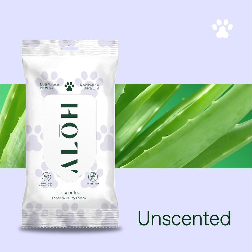 ALŌH hypoallergenic wipe texture detail showing gentle cleansing action