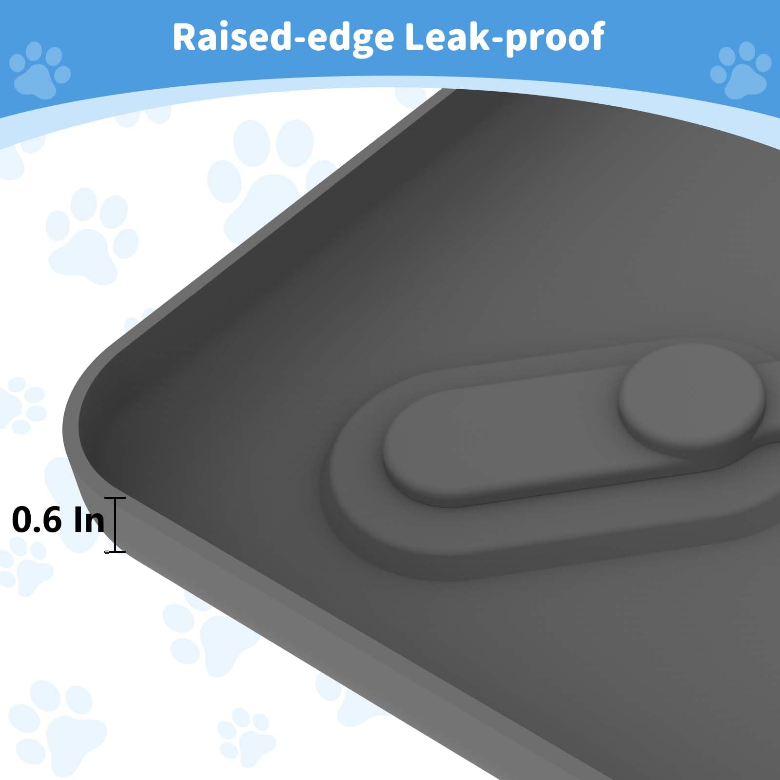 ALOOF pee pad holder waterproof surface simplifies quick cleanup after use.
