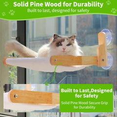 Aloxina foldable cat hammock—space-saving design for easy apartment setups.