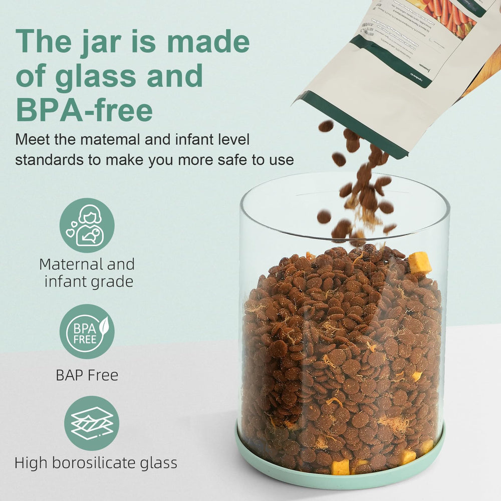 Aloxina pantry storage canister suits dry staples and cookies.