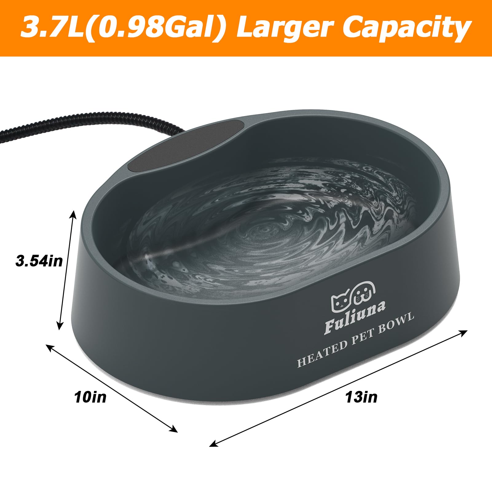 Alpcouts BPA-free durable plastic bowl resists outdoor wear
