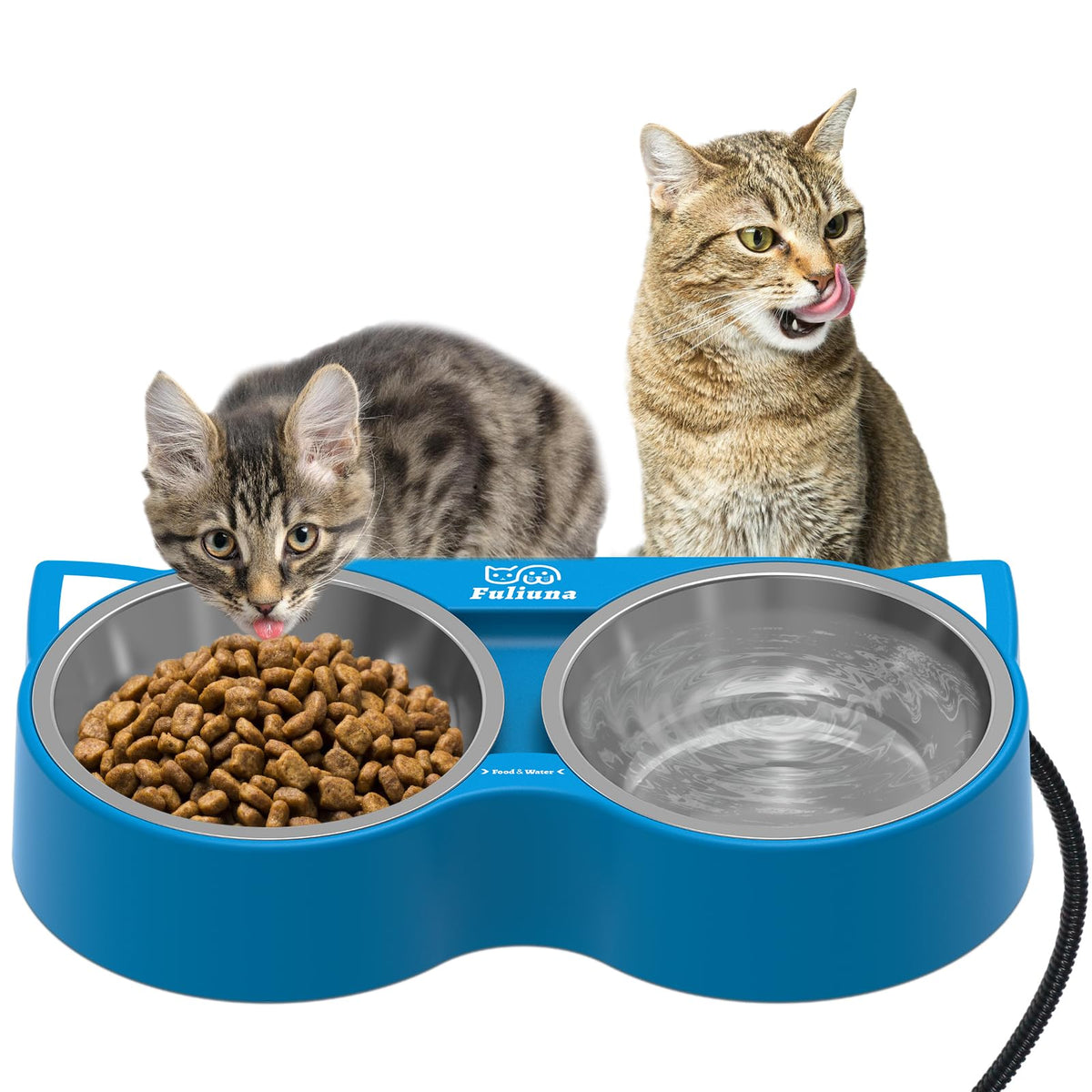 Alpcouts heated cat bowl outdoor water feature keeps pets hydrated in cold weather.