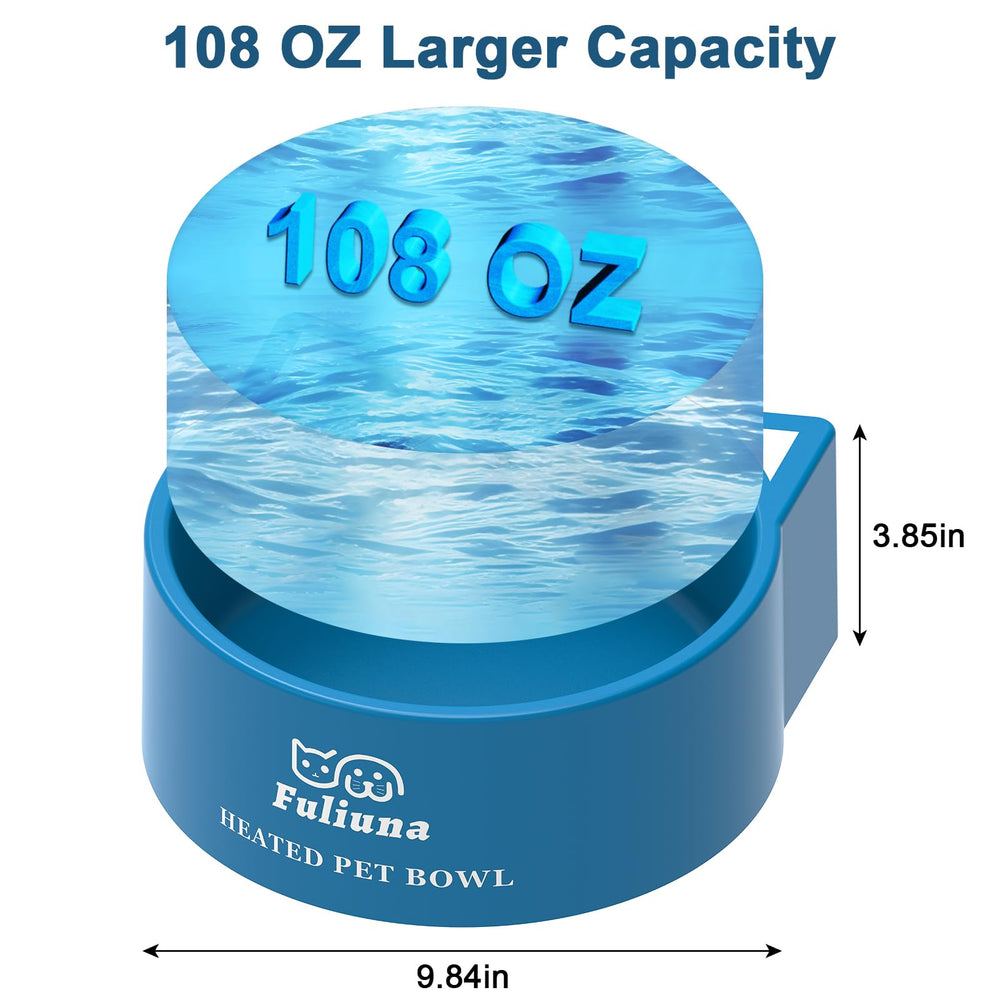 Alpcouts large 3.2L capacity ensures longer water availability for pets.