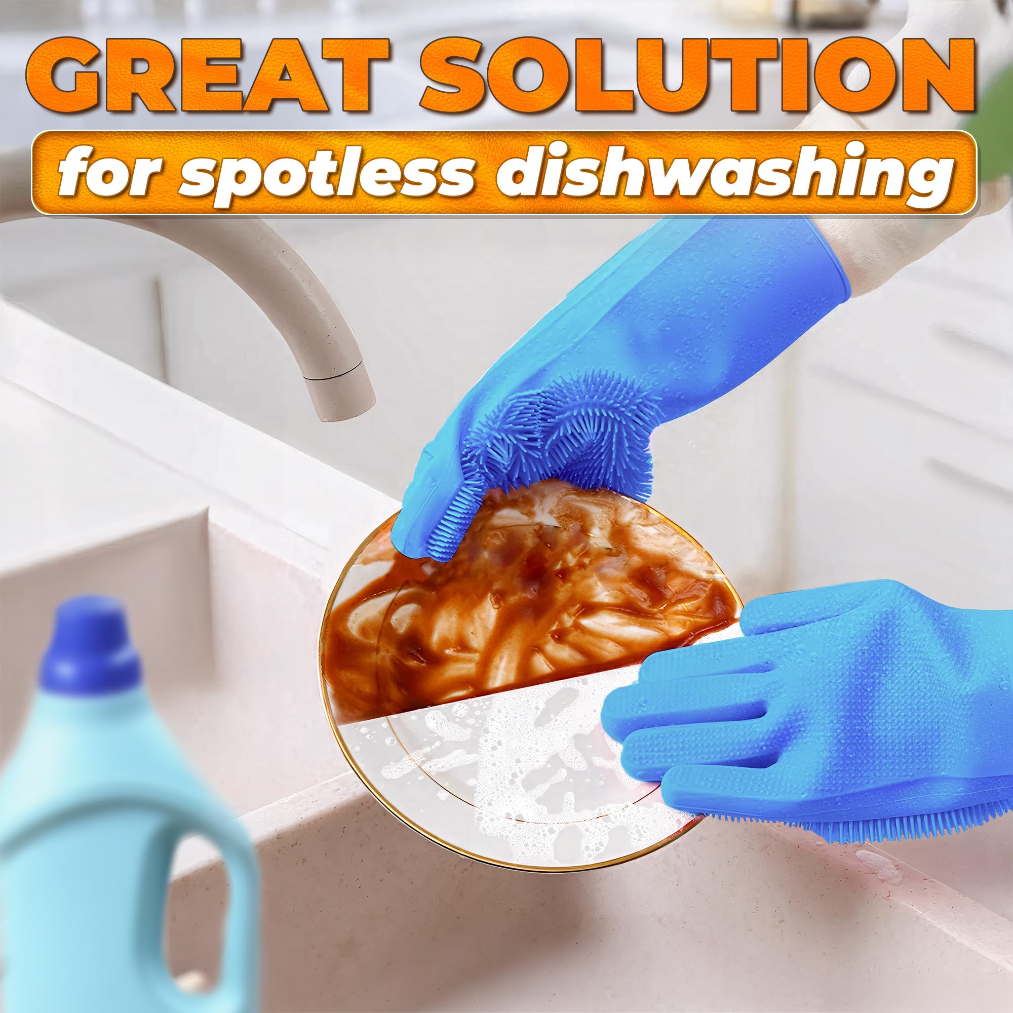 ALPENKOK dog paw cleaning glove in action for gentle paw wash