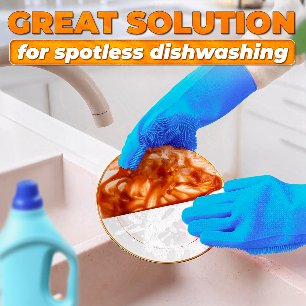 ALPENKOK dog paw cleaning glove in action for gentle paw wash