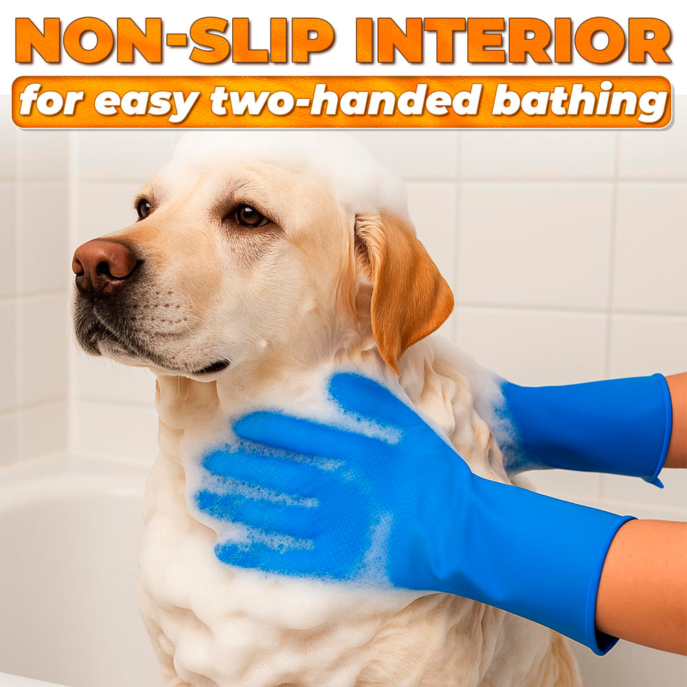 ALPENKOK silicone dog gloves made of food-grade material for hygiene