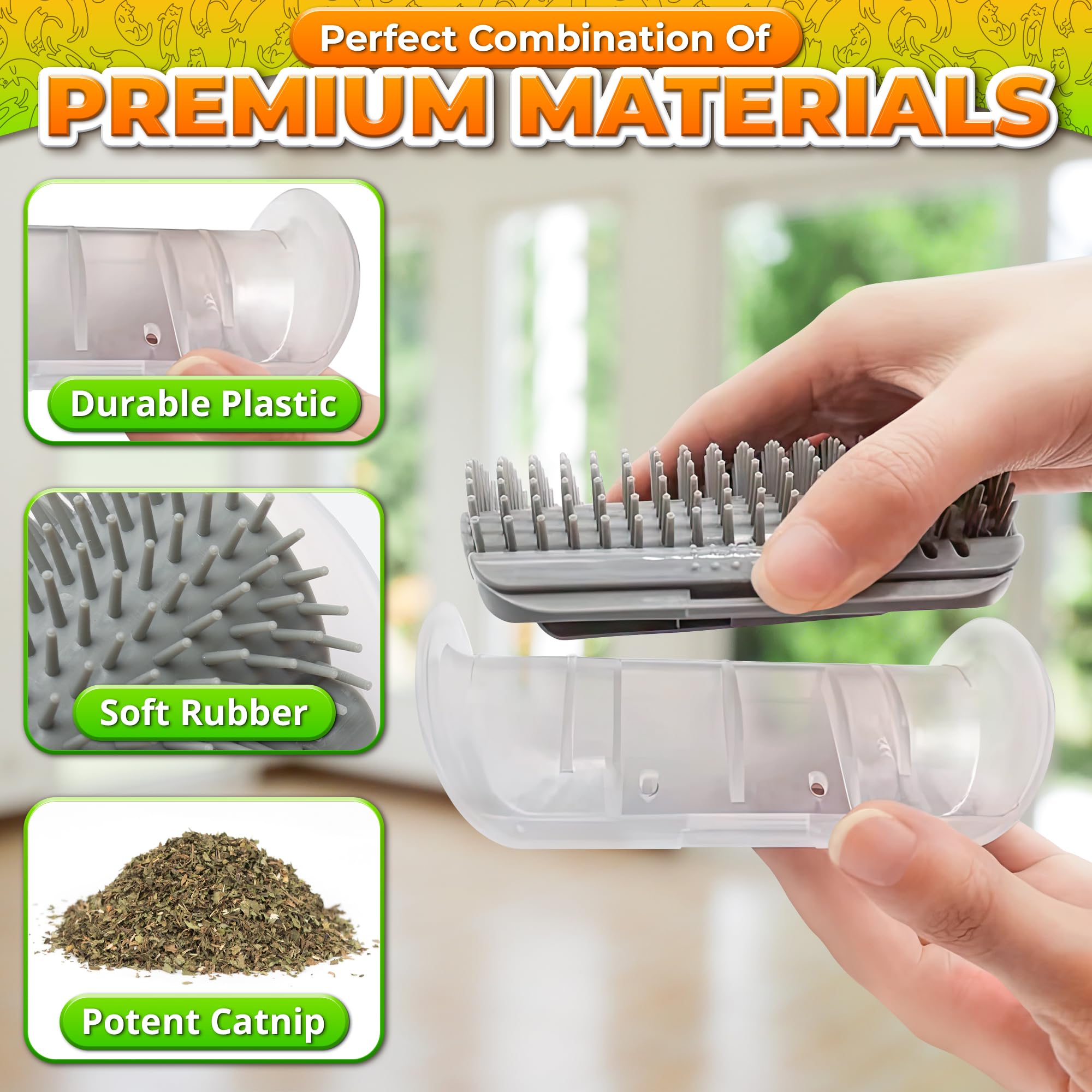 ALPENKOK soft rubber tips detail showing gentle massage capability